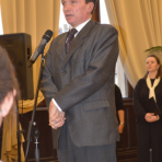 Claudio Giacomino miniszter úr, az Argentin Köztársaság képviseletében köszönti a vendégeket ()